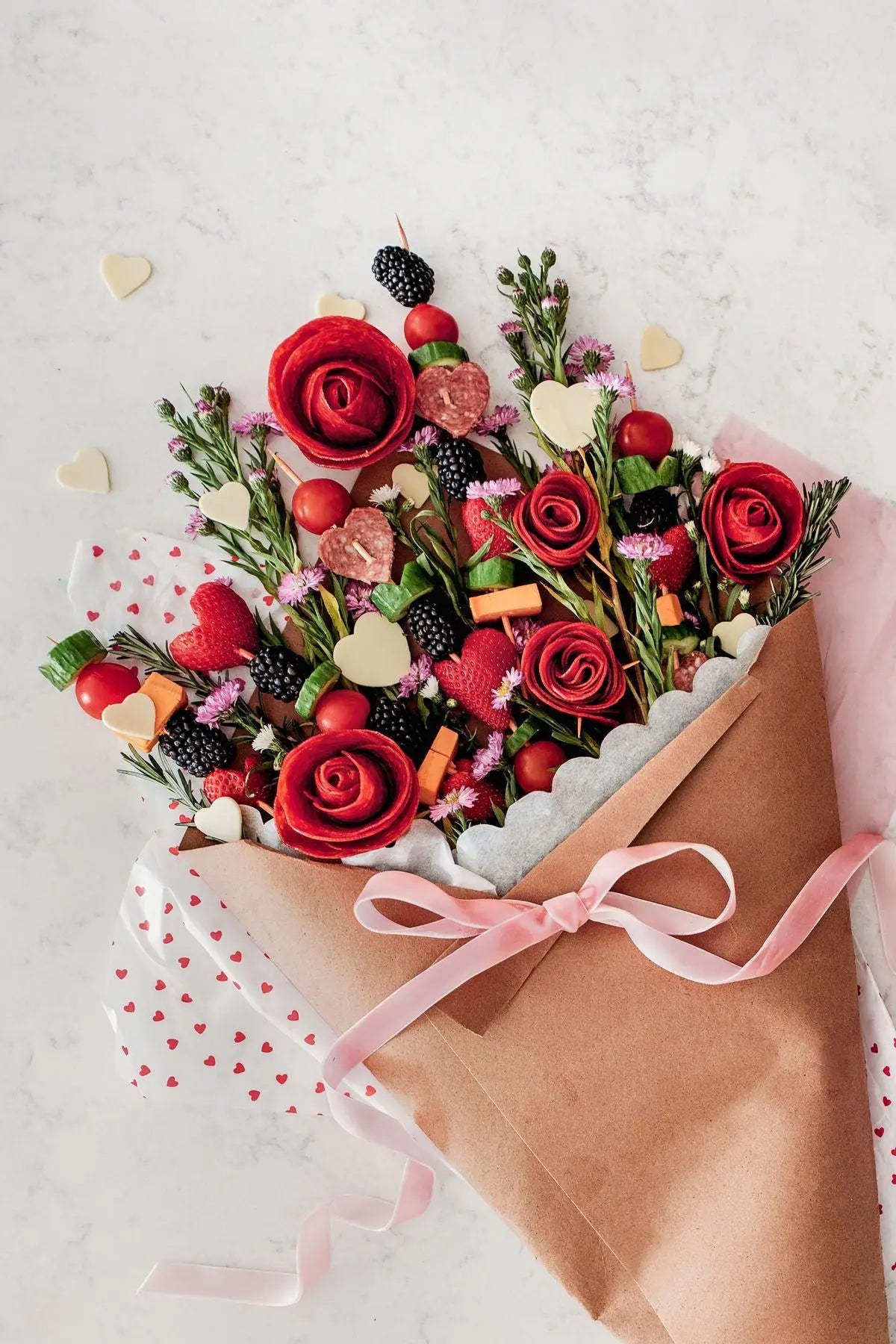 Charcuterie bouquet Yumms Charcuterie