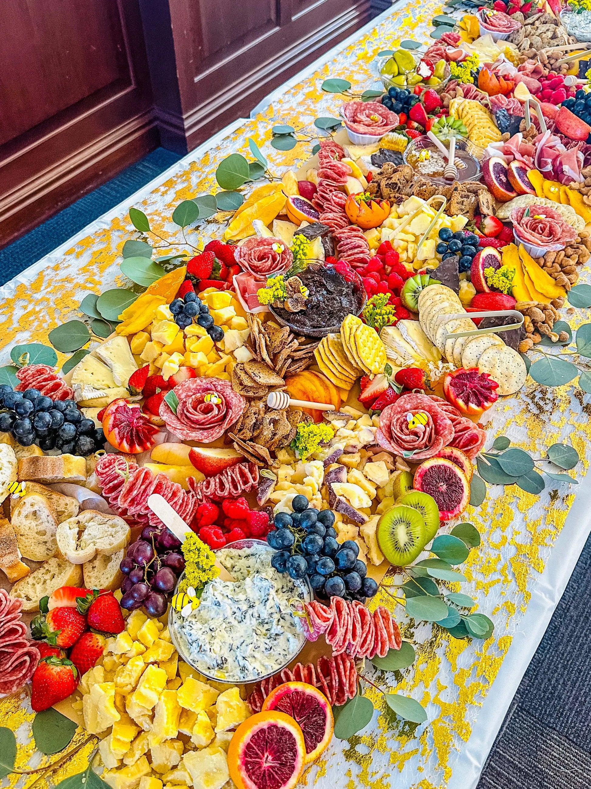 Medium graze table Yumms Charcuterie